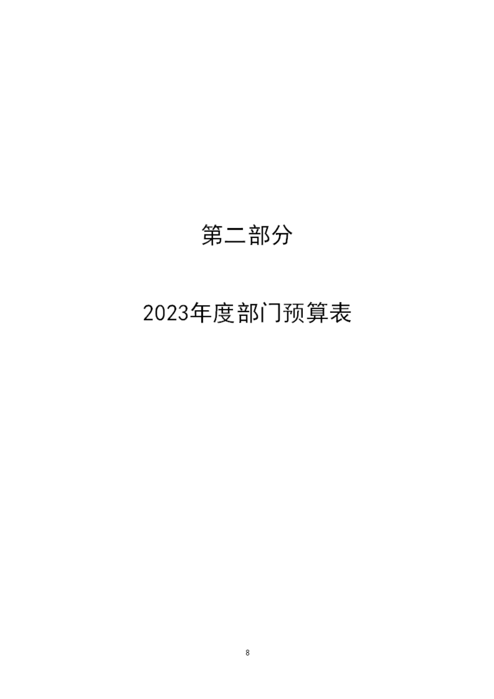 2023年度福州科技館部門預算