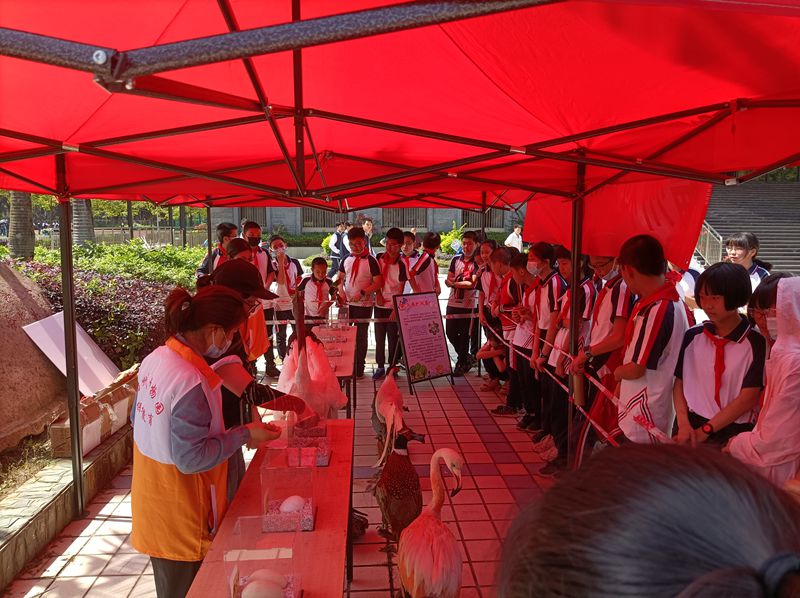 福州動物園參加科普進校園系列活動（金山中學）