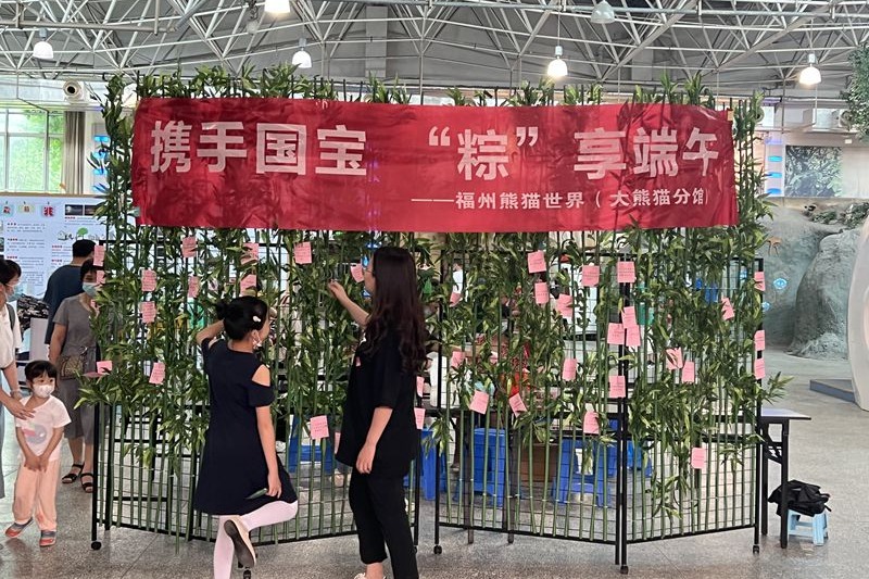 海峽（福州）大熊貓研究中心開展 “攜手國寶，“粽”享端午”科普活動