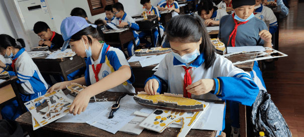 福州科技館船政文化分館舉辦“近代風云看船政 艦船制造工業史”研學活動
